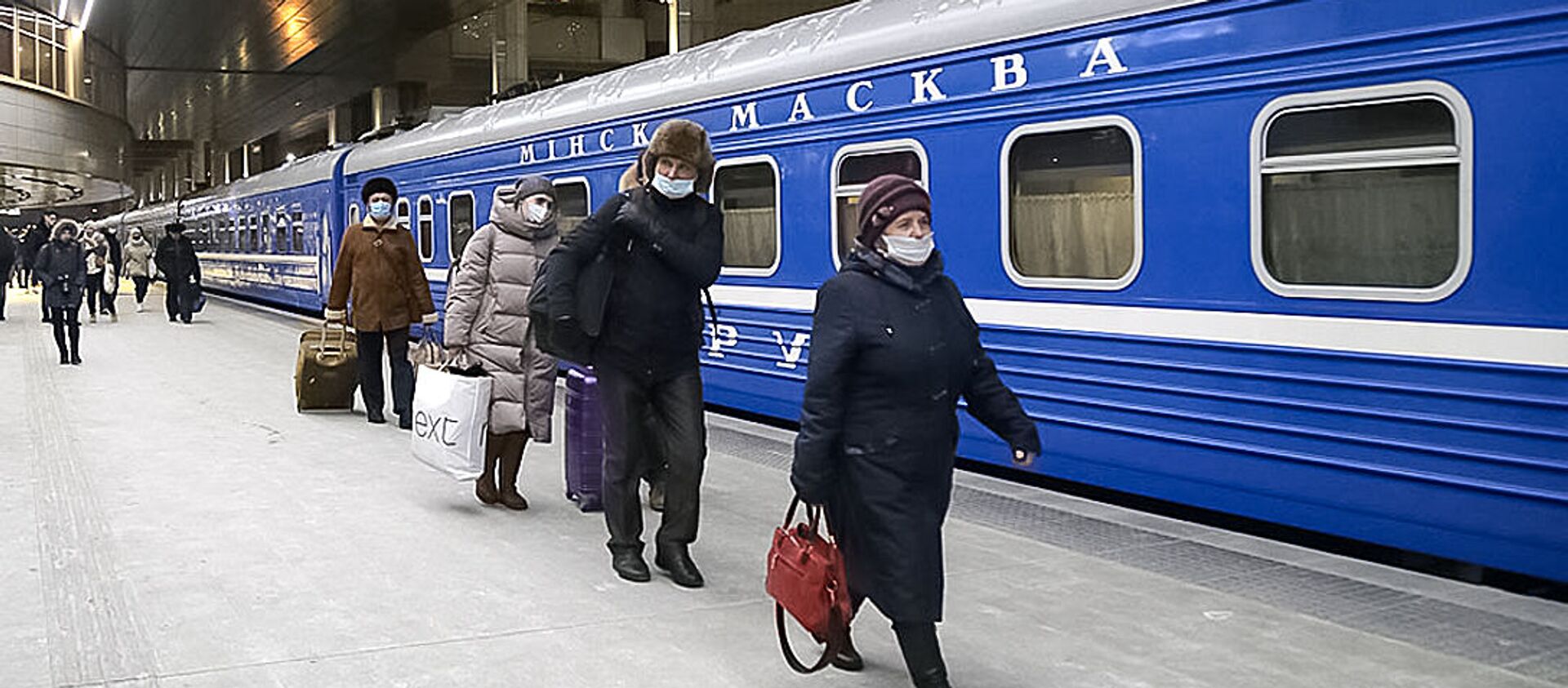 Поезд Москва-Минск Белорусской железной дороги - Sputnik Lietuva, 1920, 20.02.2021