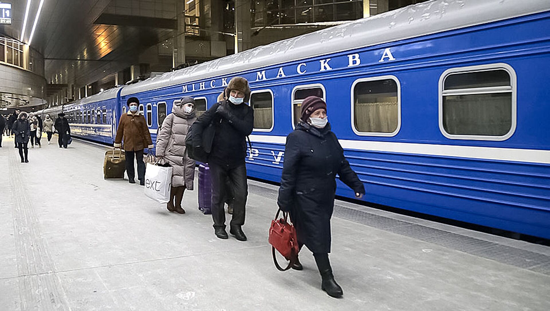 Поезд Москва-Минск Белорусской железной дороги - Sputnik Lietuva, 1920, 20.02.2021