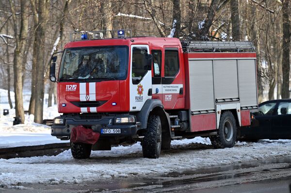 Пожарная машина в центре Вильнюса - Sputnik Lietuva