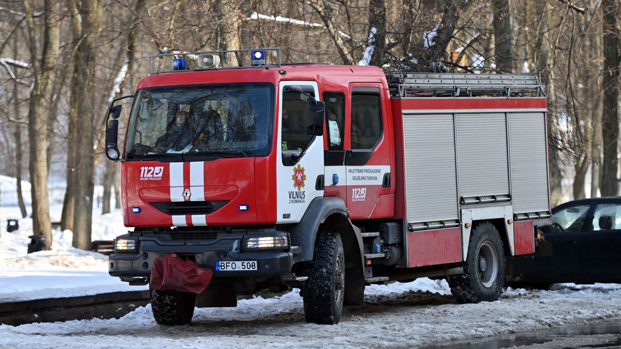 В Литве вспомнили о проблеме нехватки пожарных и 