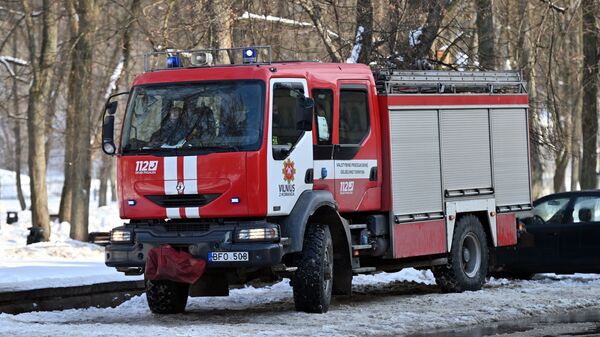 Пожарная машина в Литве - Sputnik Литва