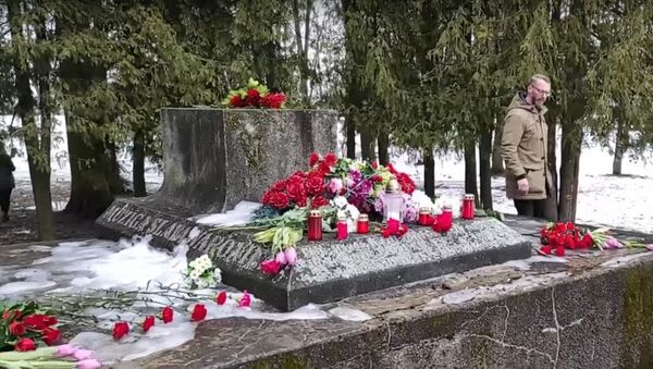 В Латвии с памятника советским воинам украли пушку - Sputnik Литва