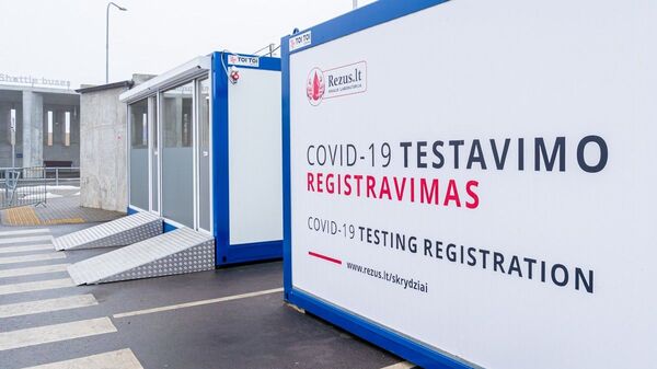 Тестирование на коронавирус в аэропорту Вильнюса - Sputnik Литва