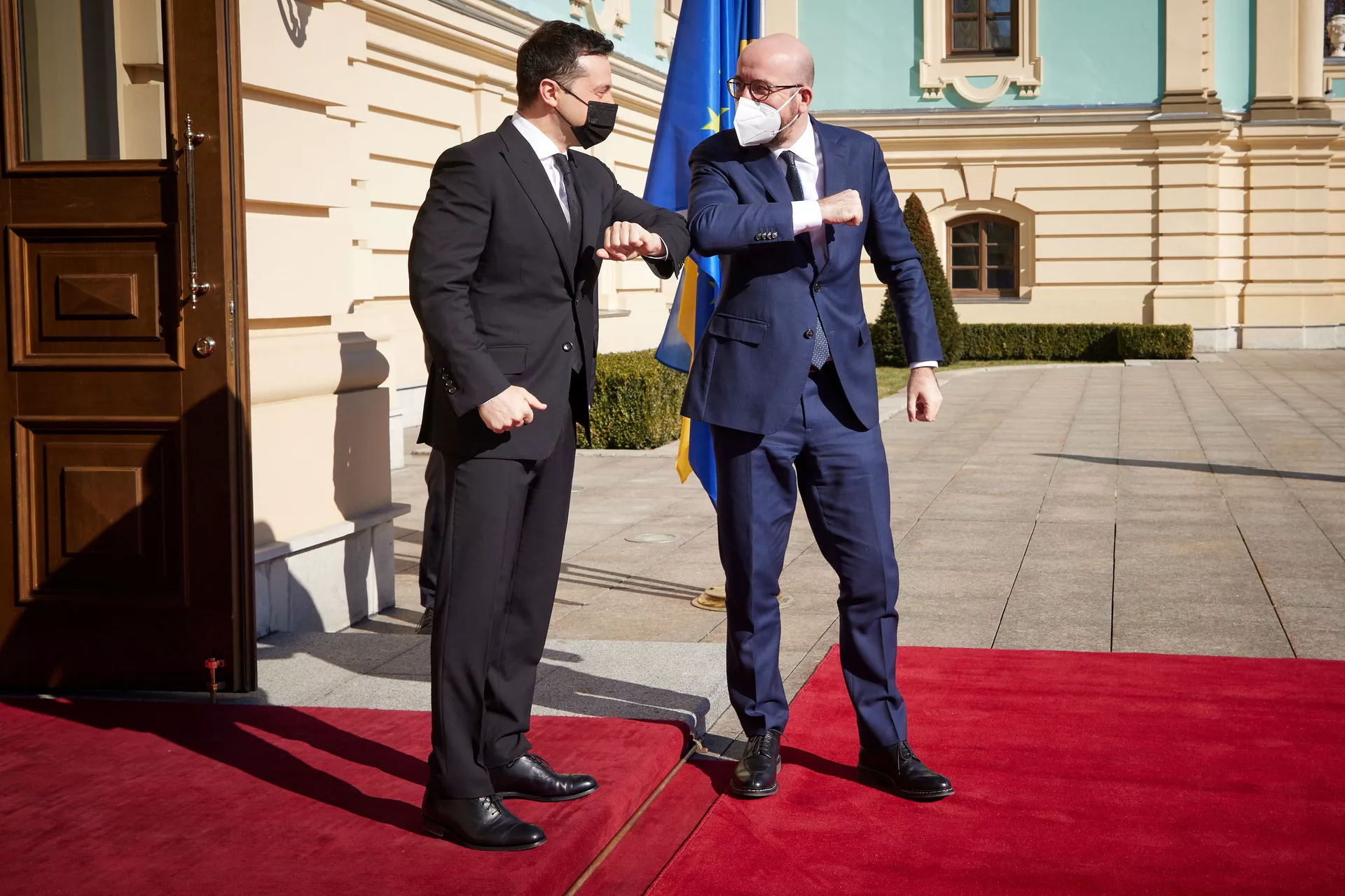 Президент Украины Владимир Зеленский и председатель Европейского совета Шарль Мишель в Киеве - Sputnik Lietuva, 1920, 12.05.2021