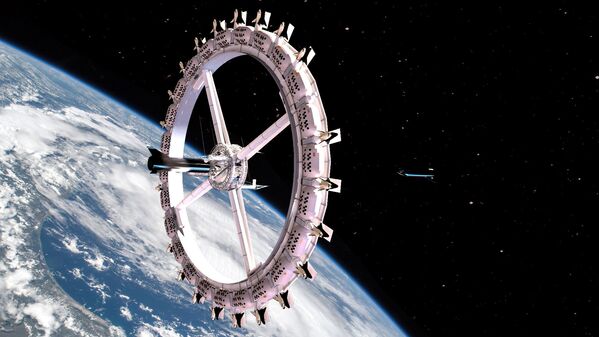 Viešbutis bus panašus į žiedą su kapsulėmis, kuris suksis, kad sukurtų dirbtinę gravitaciją kapsulių viduje. - Sputnik Lietuva