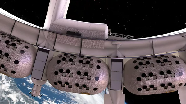 Pirmojo kosminio viešbučio statybas bendrovė planuoja baigti 2027 m. Pirmojo kosminio viešbučio statybas bendrovė planuoja baigti 2027 m. - Sputnik Lietuva