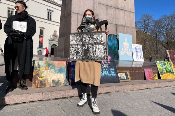 Pasak protestuotojų, valdžios veiksmai kultūros srityje kenkia ne tik meno žmonėms, bet ir paprastiems gyventojams. - Sputnik Lietuva