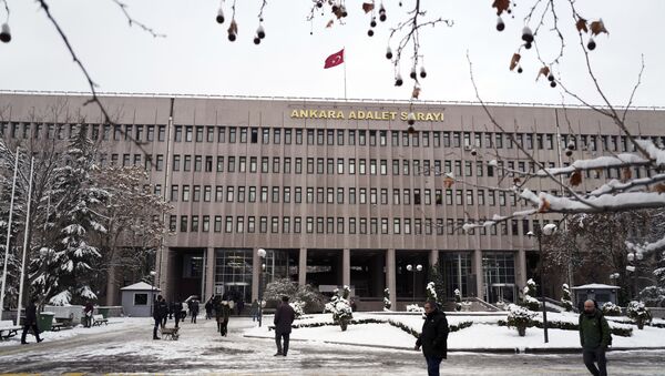 Здание суда в Анкаре, где судили причастных к убийству российского посла в Турции Андрея Карлова - Sputnik Литва
