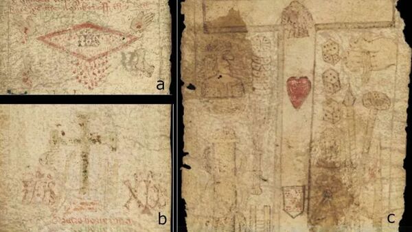 Viduramžių pergamentas, tarnavęs talismanu gimdyvėms - Sputnik Lietuva