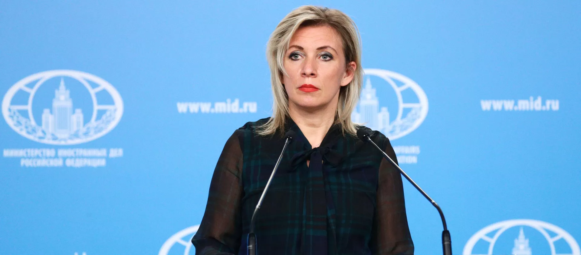 Официальный представитель Министерства иностранных дел России Мария Захарова - Sputnik Lietuva, 1920, 01.04.2021