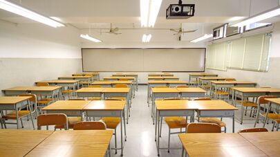 Пустой школьный класс