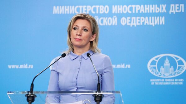 Официальный представитель Министерства иностранных дел России Мария Захарова - Sputnik Lietuva