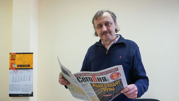 Главный редактор газеты Сегодня Андрей Шведов - Sputnik Литва