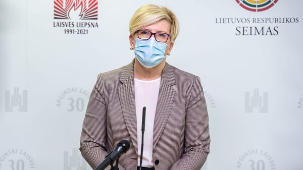 Ministrė pirmininkė Ingrida Šimonytė  - Sputnik Lietuva