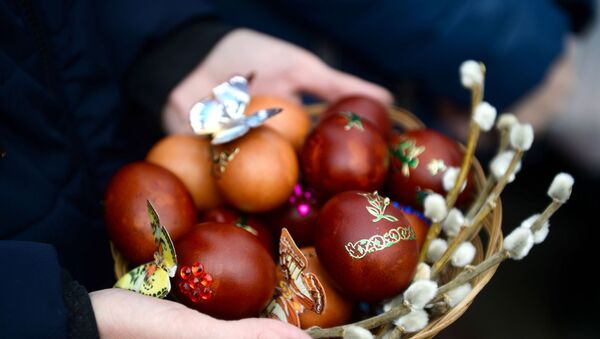Освящение пасхальных яиц - Sputnik Литва