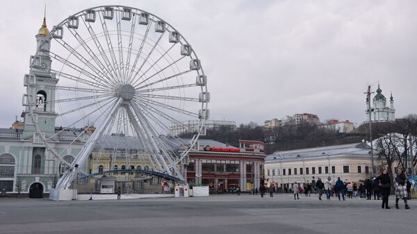 Контрактовая площадь в Киеве, Украина - Sputnik Литва