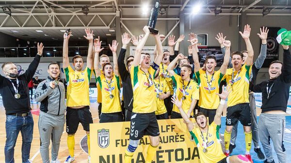 Каунасский Жальгирис выиграл Кубок Литвы по футзалу - Sputnik Литва