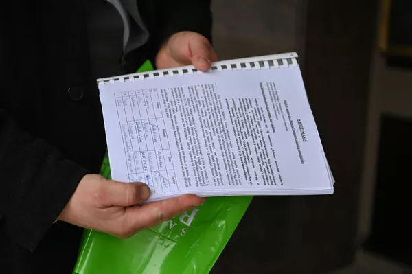 Nuotraukoje: Belorus sanatorijos darbuotojų kreipimasis į Lietuvos valdžią. Nuotraukoje: Belorus sanatorijos darbuotojų kreipimasis į Lietuvos valdžią. - Sputnik Lietuva