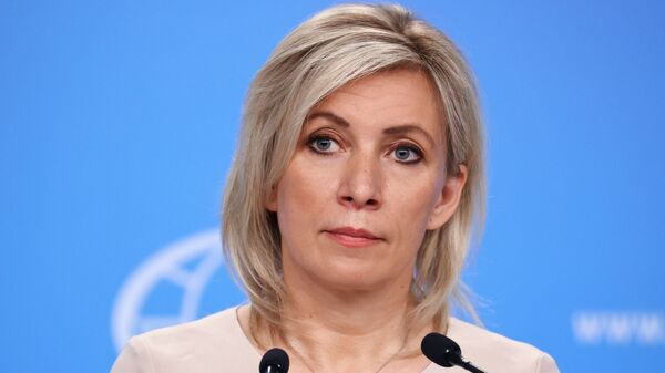 Oficiali Rusijos užsienio reikalų ministerijos atstovė Marija Zacharova - Sputnik Lietuva