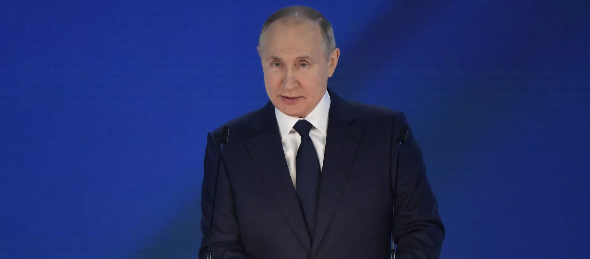 Президент РФ Владимир Путин выступает с ежегодным посланием Федеральному собранию - Sputnik Lietuva, 1920, 21.04.2021