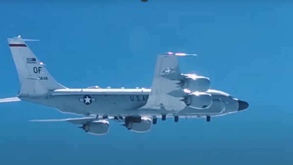 Появилось видео сопровождения российским МиГ-32 самолета ВВС США - Sputnik Литва