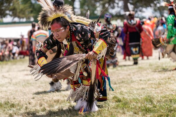 Nuotraukoje: pau-vau — Šiaurės Amerikos indėnų susitikimas, kurio metu šiuolaikiniai JAV gyventojai ir čiabuviai gali šokti, dainuoti, bendrauti, diskutuoti apie indėnų kultūrą. - Sputnik Lietuva