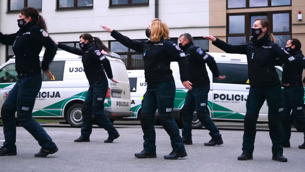 Литовские пограничники на дискотеке: танец под The Roop попал на видео - Sputnik Литва