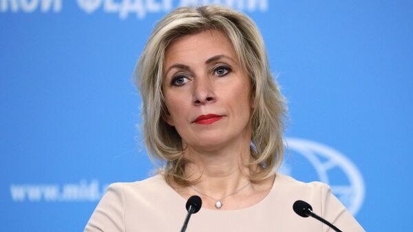 Rusijos užsienio reikalų ministerijos atstovė Marija Zacharova - Sputnik Lietuva