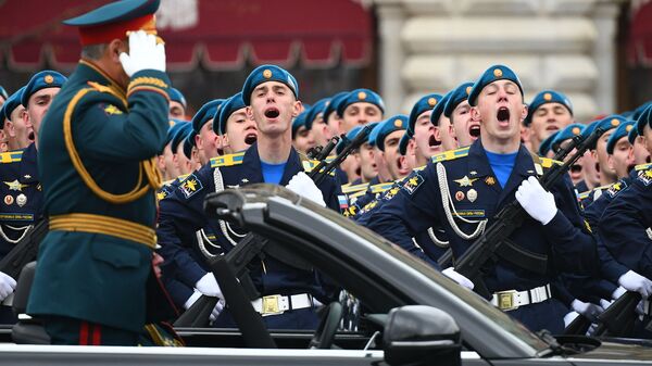 Военный парад в честь 76-й годовщины Победы - Sputnik Lietuva