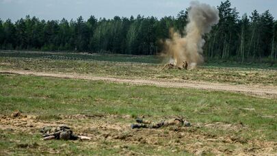 Военный полигон в Рукле