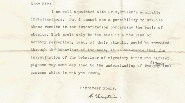 Письмо Эйнштейна Глину Девису от 18 октября 1949 года - Sputnik Lietuva