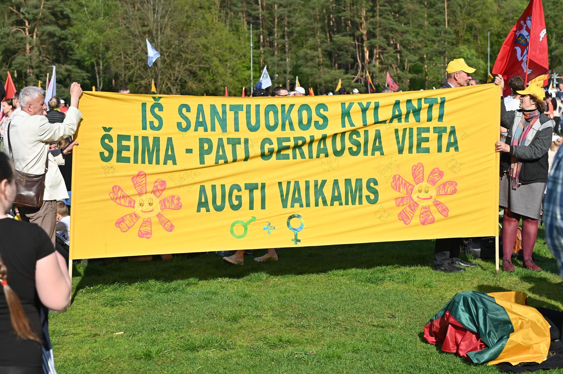 Великий марш в защиту семей в Вильнюсе - Sputnik Литва, 1920, 18.05.2021