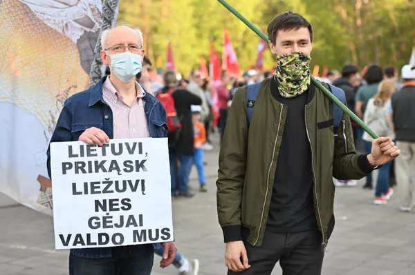 Великий марш в защиту семей в Вильнюсе
