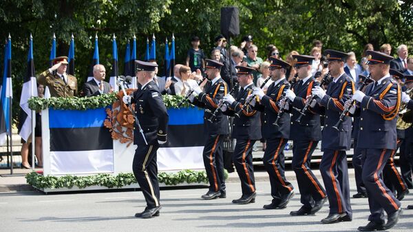 Estijos gynybos pajėgų karinis orkestras - Sputnik Lietuva