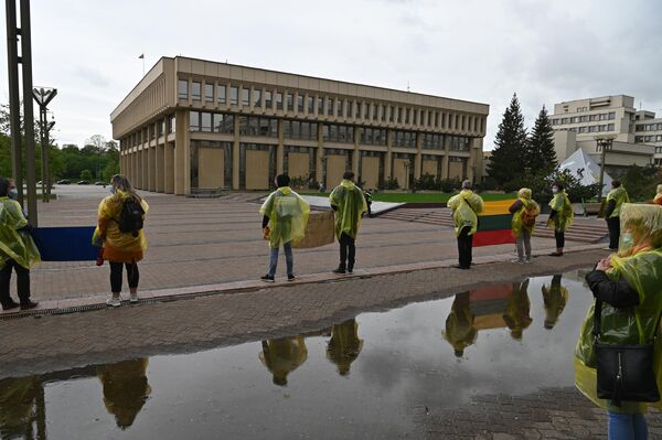 Protestuotojai pasisakė prieš poligonų įkūrimą draustinių teritorijose. - Sputnik Lietuva