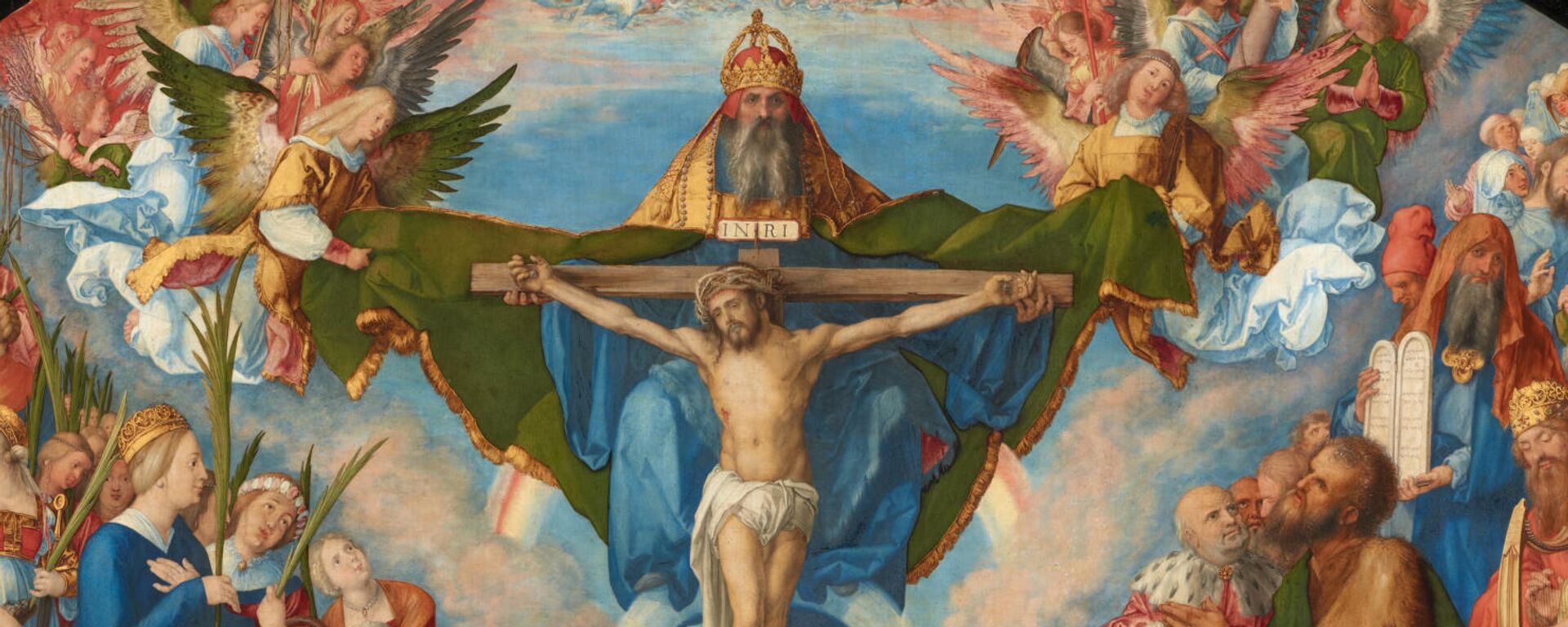 Поклонение святой Троице, картина Альбрехта Дюрера - Sputnik Литва, 1920, 16.06.2021