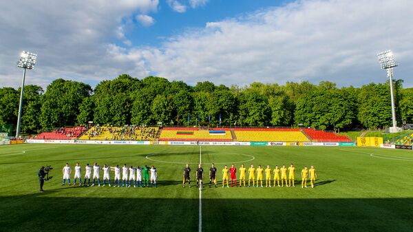 Матч сборной Литвы по футболу против команды Эстонии, Кубок Балтии-2021 - Sputnik Литва