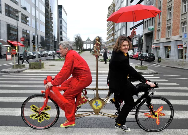 Dviračio su pedalais išradėjas - Kirkpatrikas Makmilanas (Kirkpatrick Macmillan), gyvenęs Anglijoje. Nuotraukoje: Briuselio aktyvistai. - Sputnik Lietuva