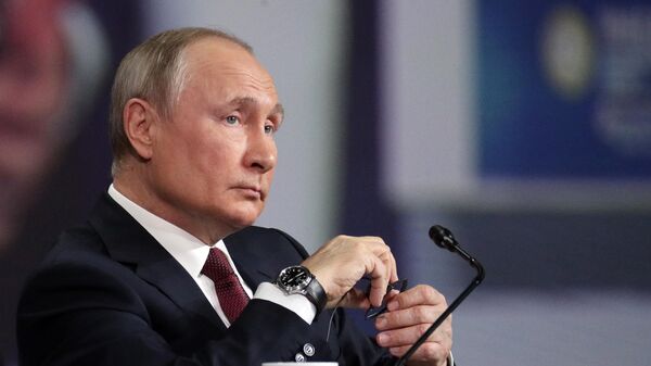 Rusijos prezidentas Vladimiras Putinas - Sputnik Lietuva