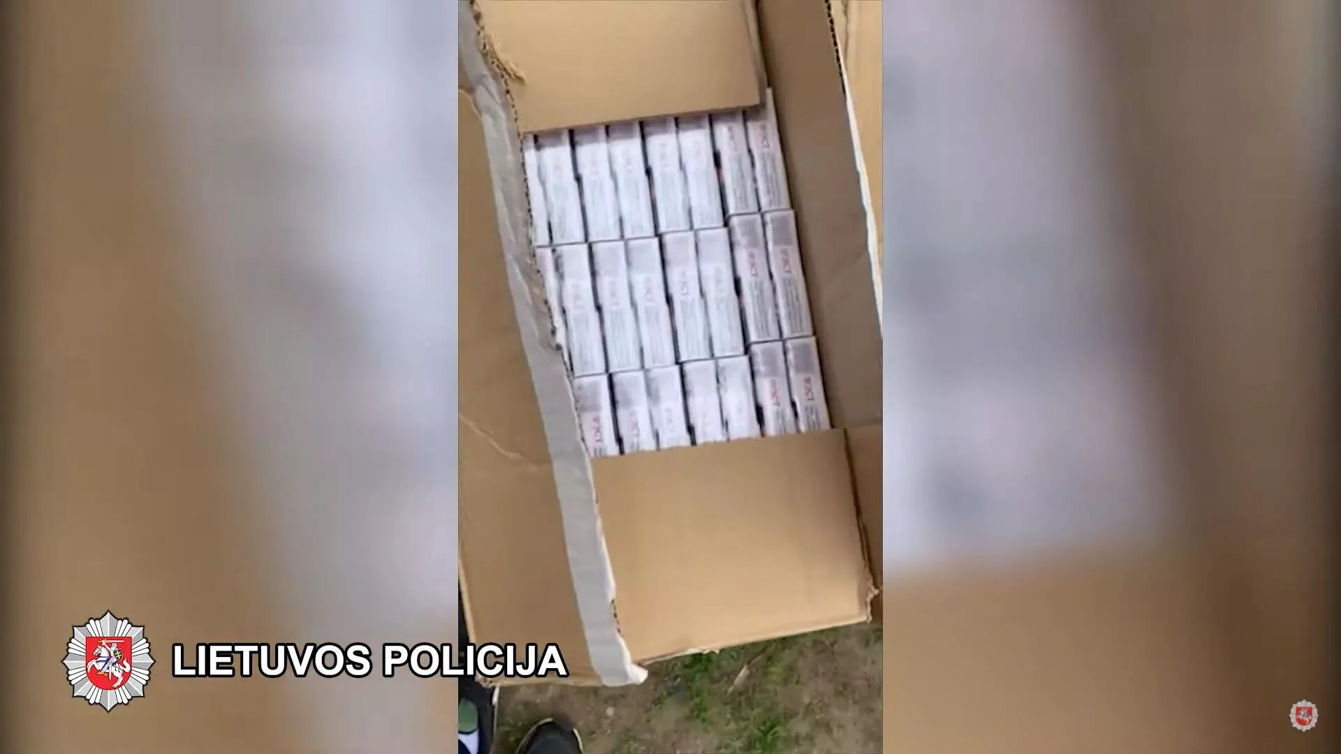 В Шальчининкайском районе при обыске нашли семь тысяч пачек контрабандных сигарет