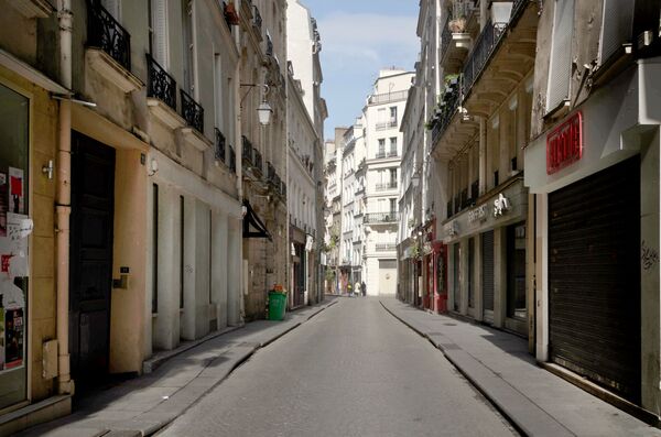 Rue Tiquetonne gatvė, Paryžius, Prancūzija. - Sputnik Lietuva