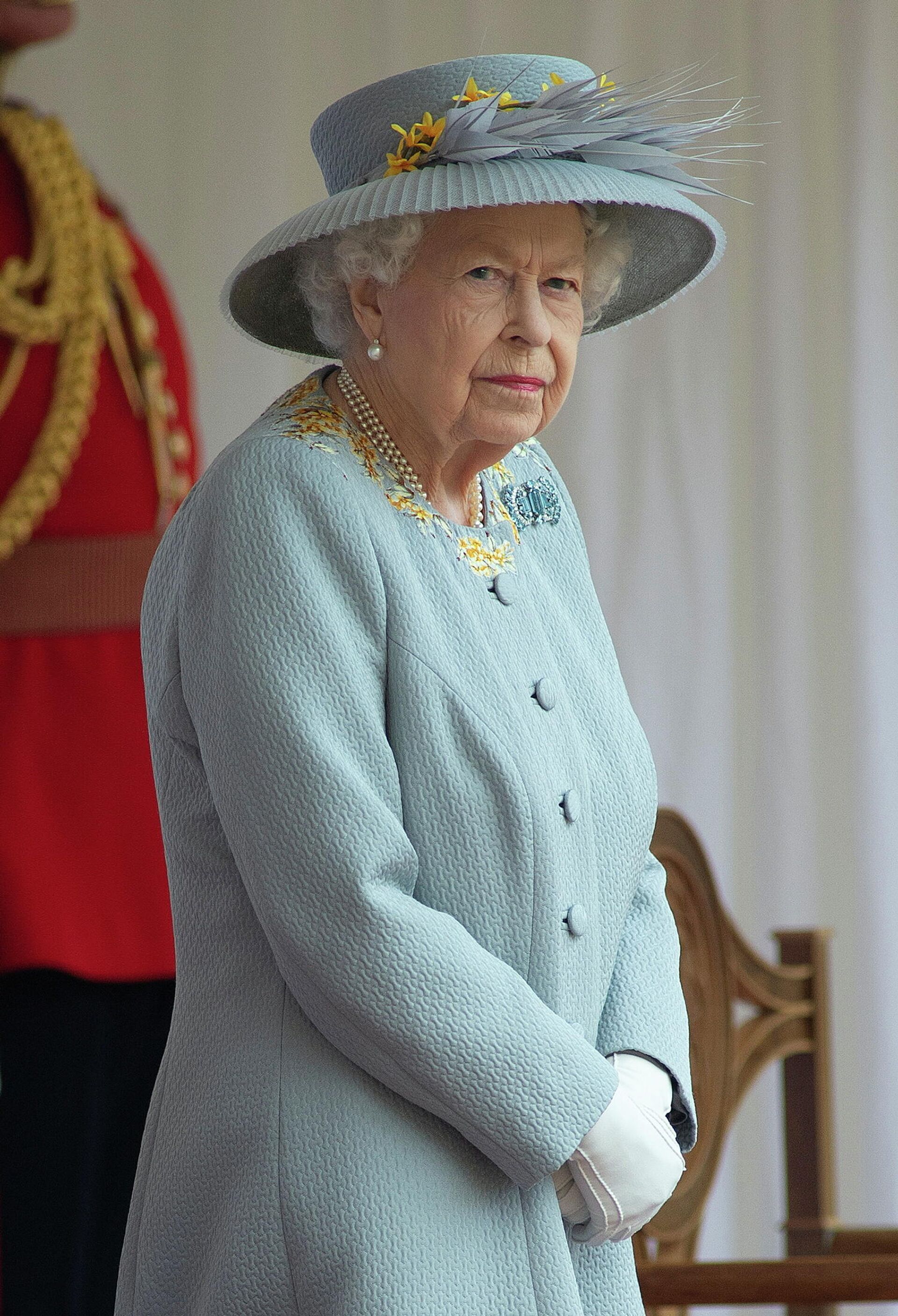 Королева Великобритании Елизавета II во время церемонии в честь официального Дня рождения королевы - Sputnik Lietuva, 1920, 12.06.2021