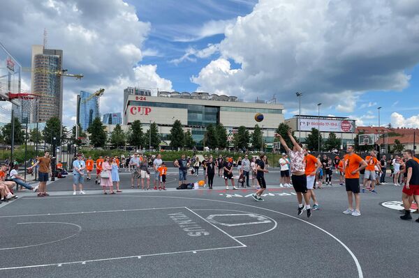 В мероприятии приняли участие самые известные баскетболисты страны. - Sputnik Литва