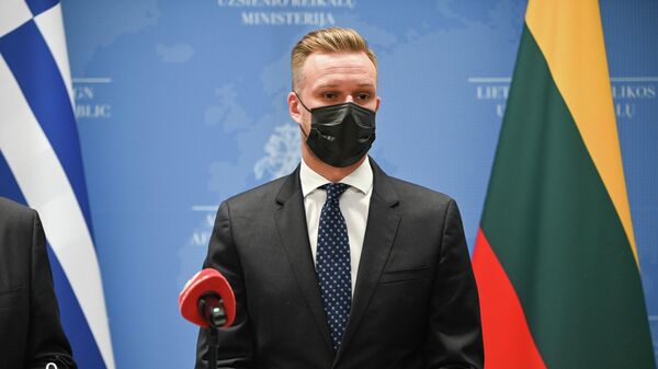 Lietuvos užsienio reikalų ministras Gabrielius Landsbergis - Sputnik Lietuva