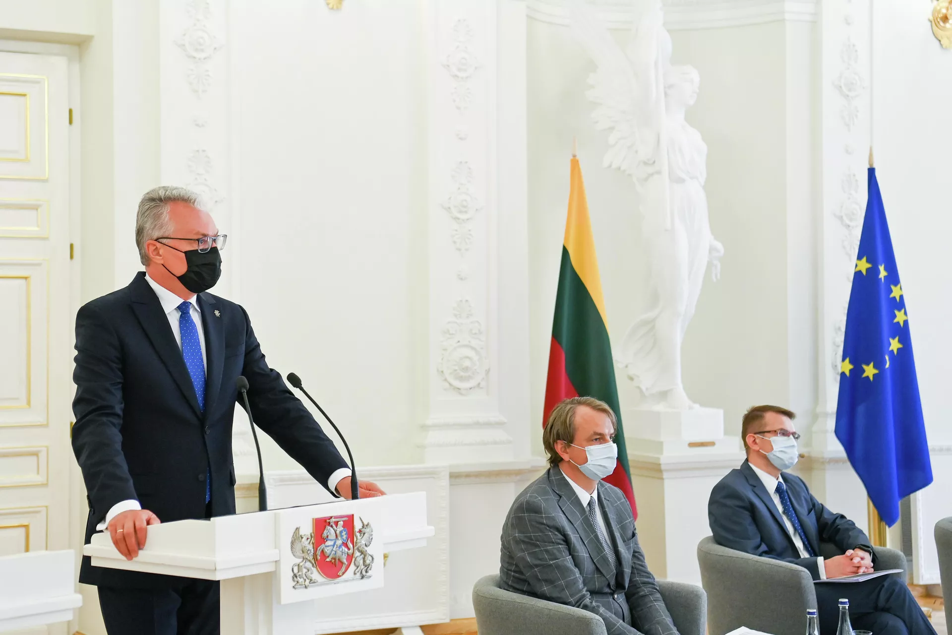 Президент Литвы Гитанас Науседа проводит Форум здоровья Пандемия COVID-19: кризис, уроки и возможности - Sputnik Lietuva, 1920, 21.06.2021