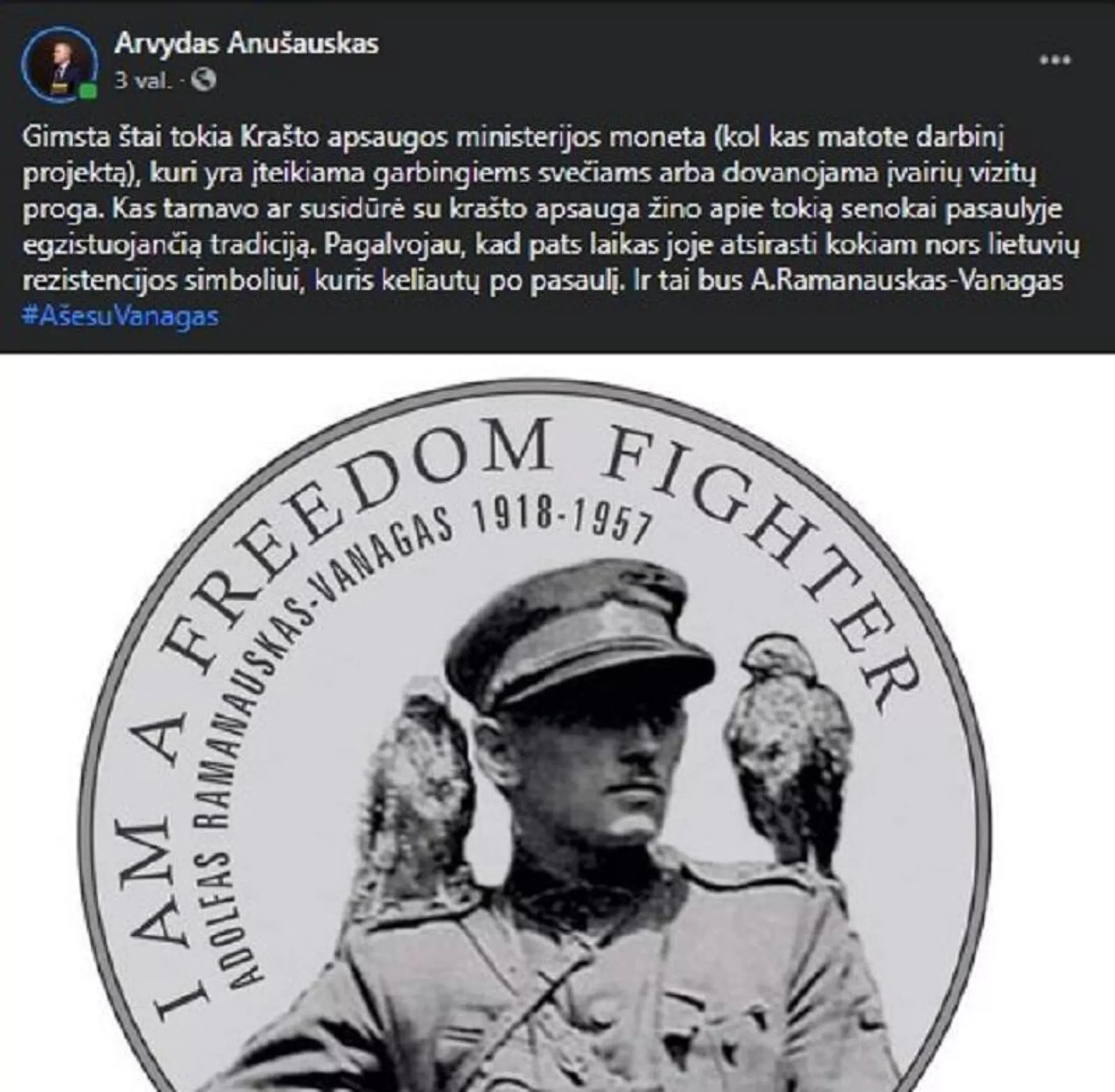 Arvydas Anušauskas—Vanagas 3 Arvydas Anušauskas—Vanagas 3 - Sputnik Lietuva, 1920, 23.06.2021