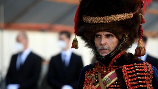 Napoleono bendražygio generolo Giudeno palaikų perdavimo ceremonija - Sputnik Lietuva