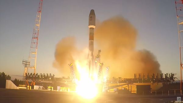 Пуск ракеты Союз-2 с космодрома Плесецк показали на видео - Sputnik Lietuva