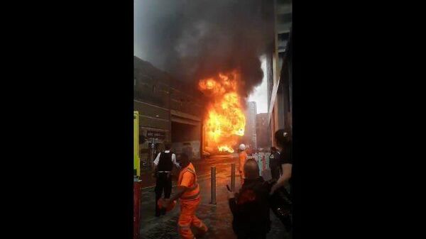 Кадры взрыва у станции метро в центре Лондона  - Sputnik Lietuva