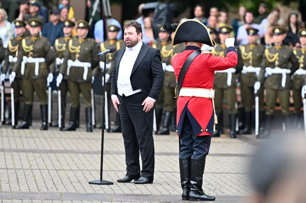 Lietuvos tenoras Vaidas Vyšniauskas Valstybės dienos minėjime Vilniuje. - Sputnik Lietuva